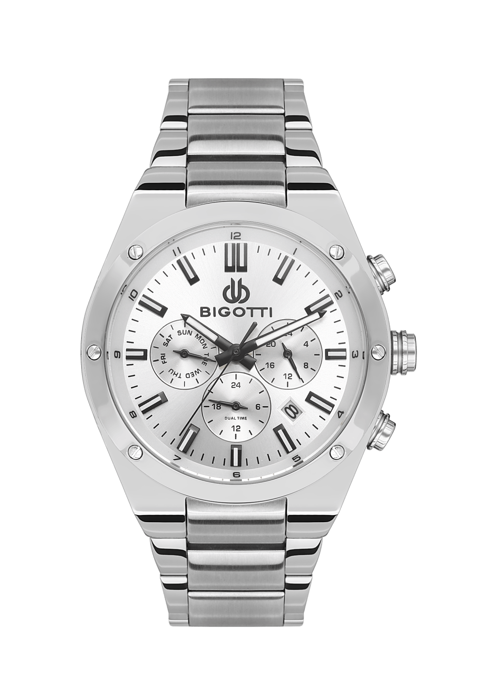 BIGOTTI MILANO MENS STAINLESS STEEL STRAP WATCH – BG.1