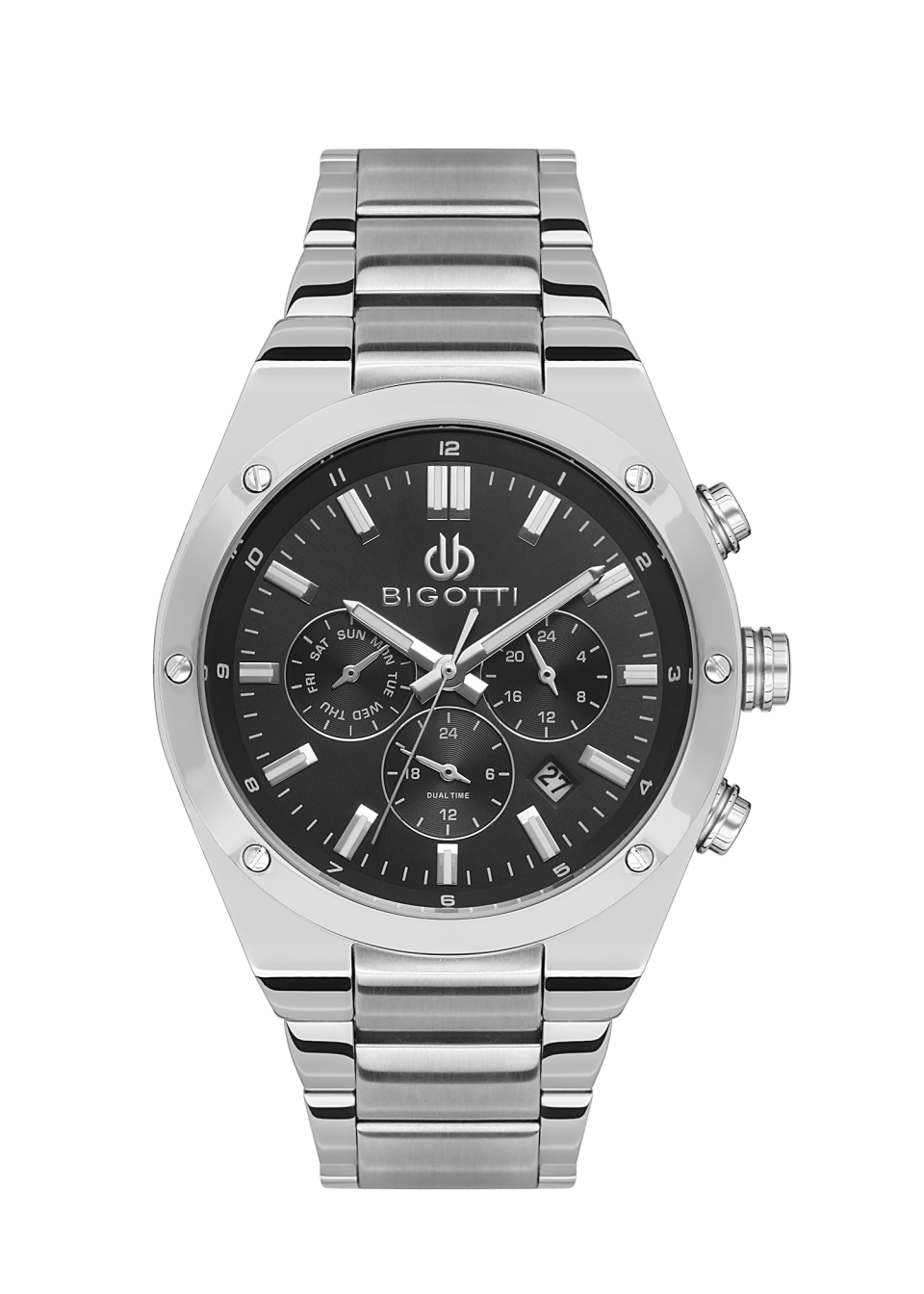 BIGOTTI MILANO MENS STAINLESS STEEL STRAP WATCH – BG.1
