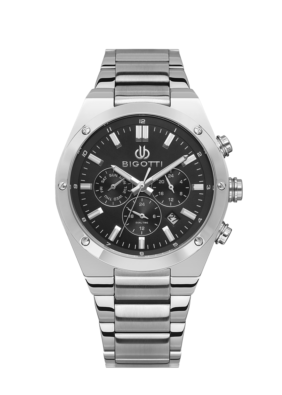 BIGOTTI MILANO MENS STAINLESS STEEL STRAP WATCH – BG.1