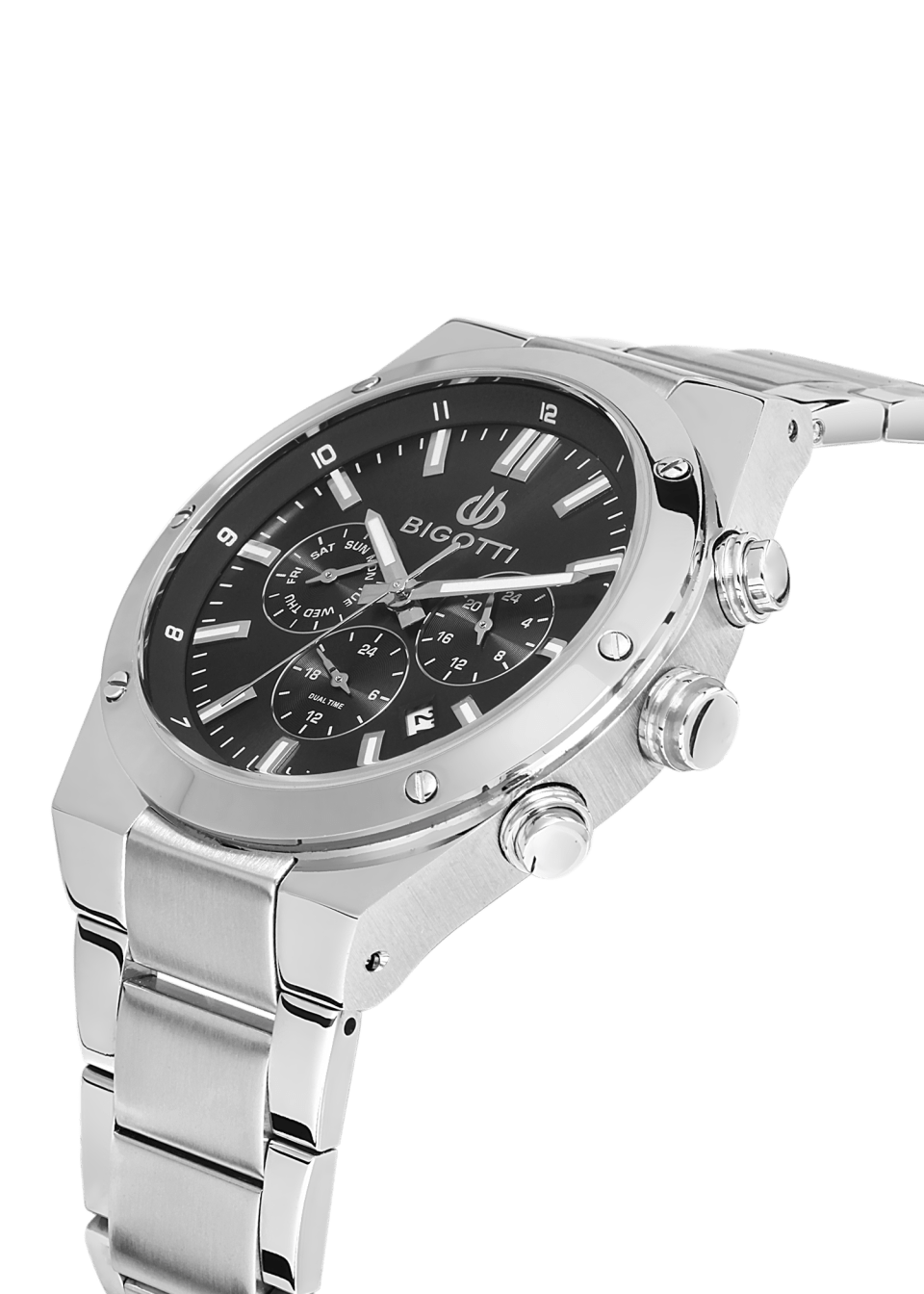 BIGOTTI MILANO MENS STAINLESS STEEL STRAP WATCH – BG.1