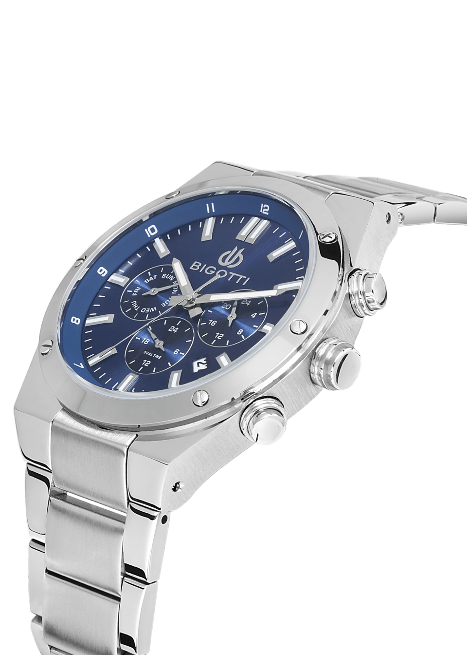 BIGOTTI MILANO MENS STAINLESS STEEL STRAP WATCH – BG.1