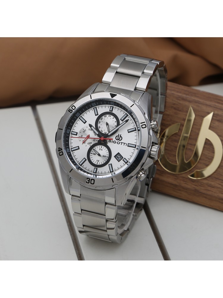 BIGOTTI MILANO MENS STAINLESS STEEL STRAP WATCH – BG.1