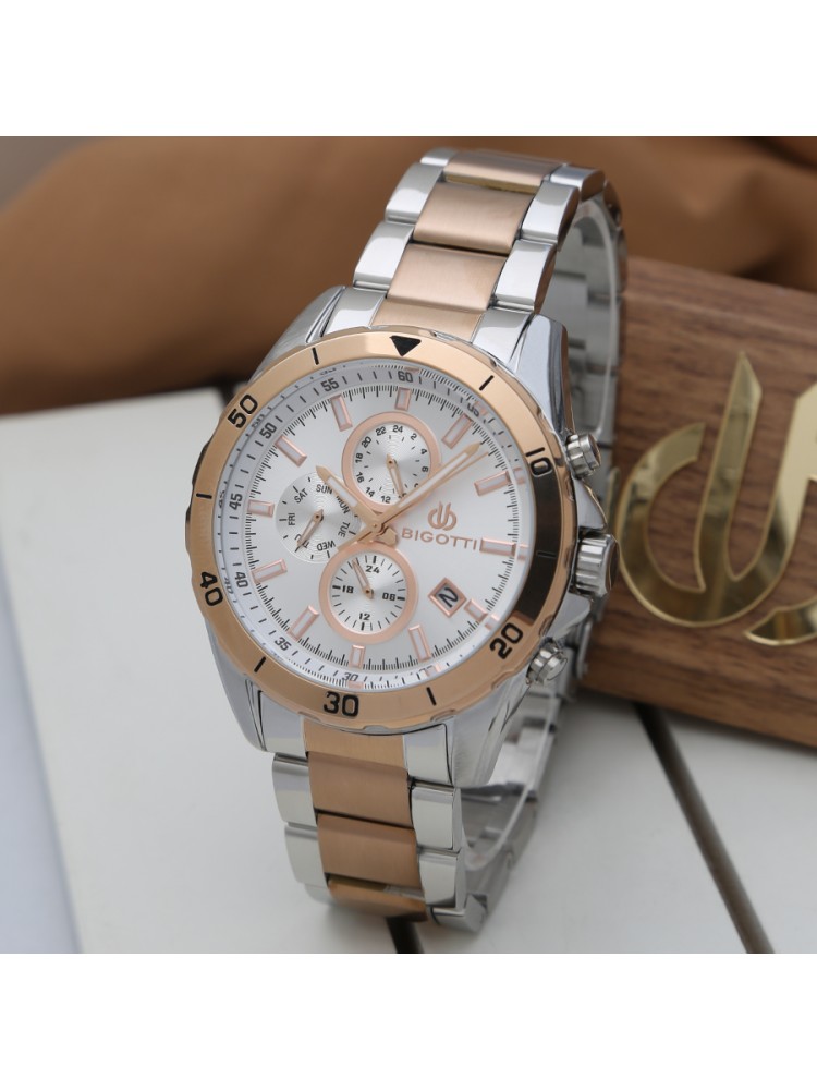 BIGOTTI MILANO MENS STAINLESS STEEL STRAP WATCH – BG.1