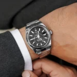 336934-0007-rolex-watch-sky-dweller-oyster-perpetual-superlative-chronometer-officially-certified-men-black-dial-metal-silver-strap-automatic-analog-sweeping-hands