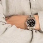 336934-0007-rolex-watch-sky-dweller-oyster-perpetual-superlative-chronometer-officially-certified-men-black-dial-metal-silver-strap-automatic-analog-sweeping-hands