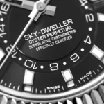 336934-0007-rolex-watch-sky-dweller-oyster-perpetual-superlative-chronometer-officially-certified-men-black-dial-metal-silver-strap-automatic-analog-sweeping-hands