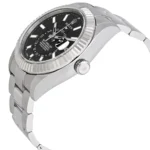 336934-0007-rolex-watch-sky-dweller-oyster-perpetual-superlative-chronometer-officially-certified-men-black-dial-metal-silver-strap-automatic-analog-sweeping-hands