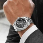 336934-0007-rolex-watch-sky-dweller-oyster-perpetual-superlative-chronometer-officially-certified-men-black-dial-metal-silver-strap-automatic-analog-sweeping-hands