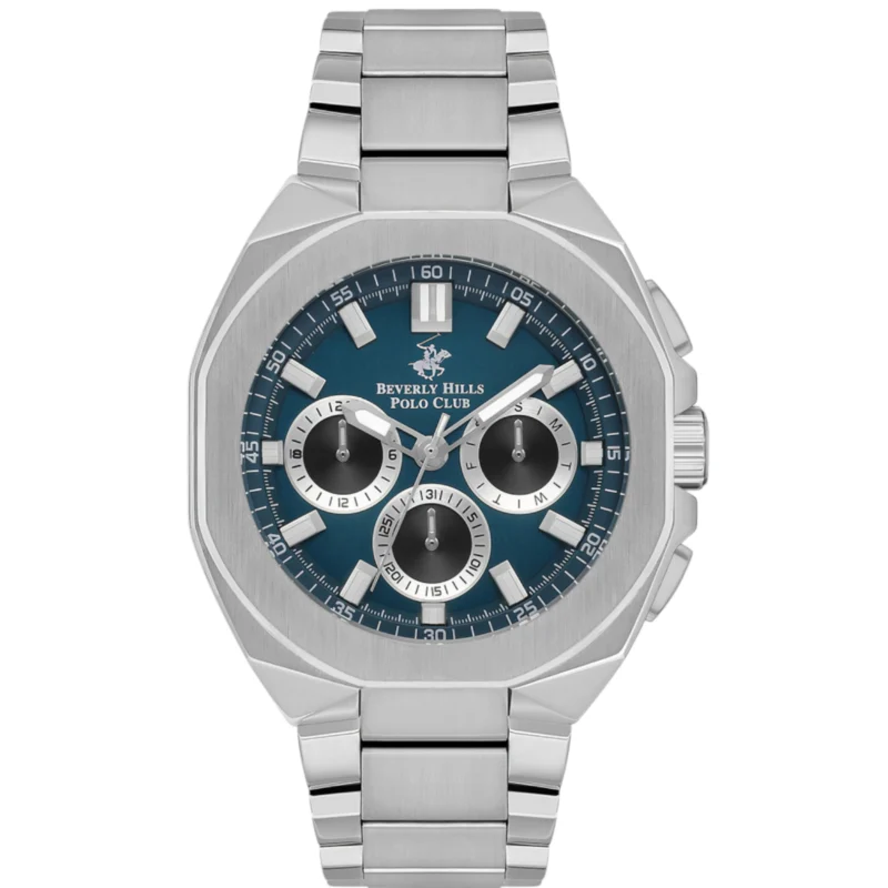 Beverly Hills Polo Club Men’s Multi Function Blue Dial Watch – BP3537X.370