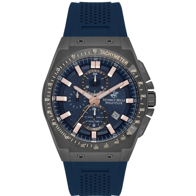 Beverly Hills Polo Club Men’s Multi Function Dark Blue Dial Watch – BP3541X.099