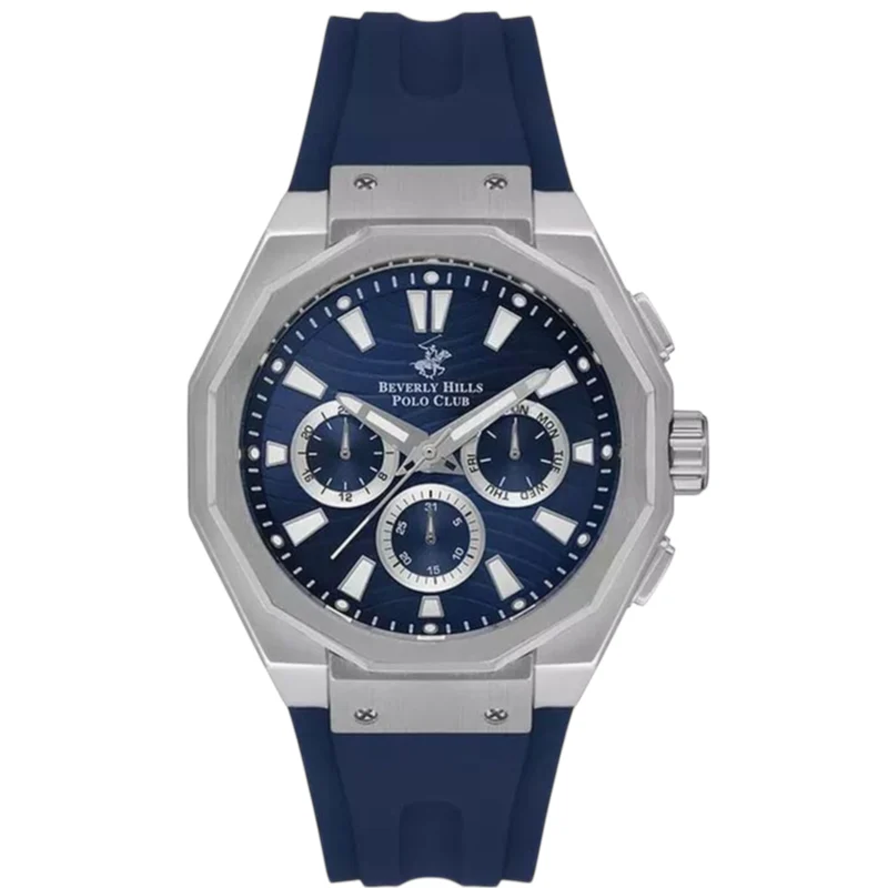 Beverly Hills Polo Club Men’s Multi Function Blue Dial Watch – BP3557X.399