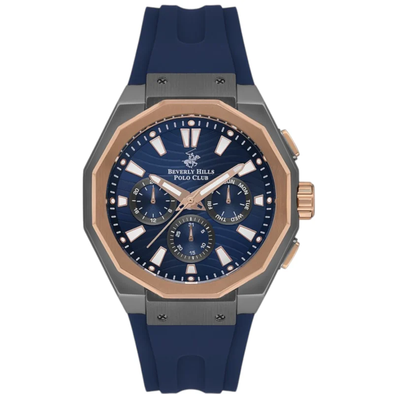 Beverly Hills Polo Club Men’s Multi Function Blue Dial Watch – BP3557X.899