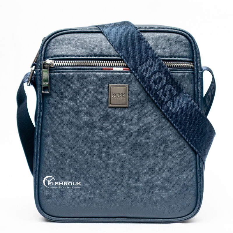 Hugo Boss men's blue crossbody bag