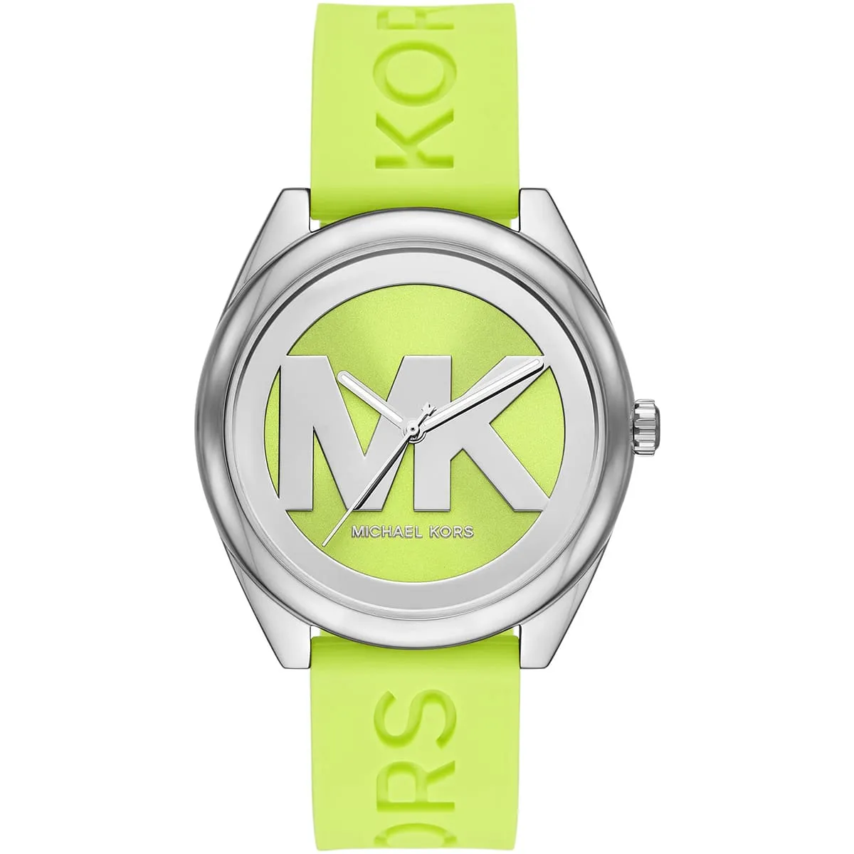 mk7351-michael-kors-watch-women-mk-logo-green-dial-rubber-strap-quartz-battery-analog-three-hand-janelle mk7351 michael kors watch women mk logo green dial rubber strap quartz battery analog three hand janelle