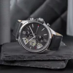 1710644-tommy-hilfiger-watch-men-gray-dial-leather-black-strap-quartz-analog-baker