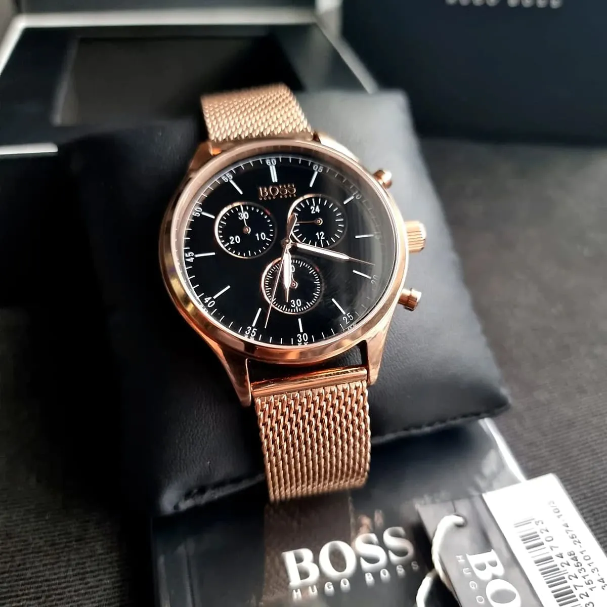 1513548-hugo-boss-watch-men-black-dial-metal-stainless-rose-gold-mesh-strap-quartz-battery-analog-chronograph-companion_12