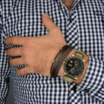 1513781-hugo-boss-watch-men-black-dial-metal-stainless-gold-strap-quartz-battery-analog-chronograph-integrity