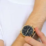 1513838-hugo-boss-watch-men-black-dial-metal-stainless-gold-mesh-strap-quartz-battery-analog-chronograph-skymaster