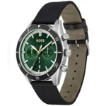 1513936-hugo-boss-watch-men-green-dial-multi-black-strap-quartz-battery-analog-chronograph-santiago – Copy