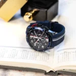 1792169-tommy-hilfiger-watch-chronograph-men-blue-dial-rubber-strap-quartz-analog-bank