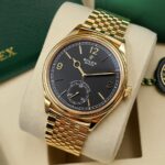 Rolex-1908-52508-0007-Black-Dial-Yellow-Gold-Settimo-Bracelet