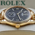 Rolex-1908-52508-0007-Black-Dial-Yellow-Gold-Settimo-Bracelet