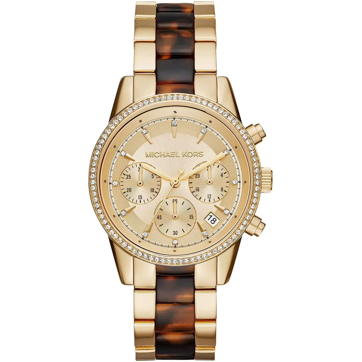 mk6322-michael-kors-watch-women-gold-dial-multi-golden-brown-strap-quartz-battery-analog-chronograph-ritz mk6322 michael kors watch women gold dial multi golden brown strap quartz battery analog chronograph ritz