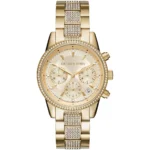 ساعة مايكل كورس للنساء MK6484 1 mk6484-michael-kors-watch-women-crystals-gold-dial-metal-stainless-steel-golden-strap-quartz-battery-analog-chronograph-ritz