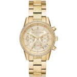 ساعة مايكل كورس للنساء MK6597 1 mk6597-michael-kors-watch-women-gold-dial-metal-stainless-steel-golden-strap-quartz-battery-analog-chronograph-ritz