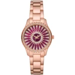 ساعة مايكل كورس للنساء MK6893 1 mk6893-michael-kors-watch-women-crystals-pink-dial-metal-stainless-steel-rose-gold-strap-quartz-battery-analog-three-hand-layton