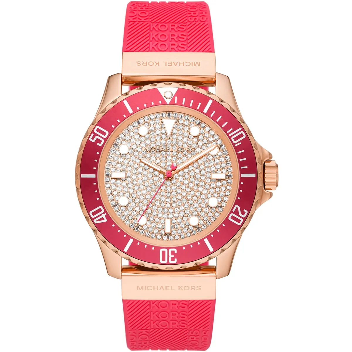 mk7359-michael-kors-watch-women-crystals-rose-gold-dial-rubber-pink-strap-quartz-battery-analog-three-hand-everest mk7359 michael kors watch women crystals rose gold dial rubber pink strap quartz battery analog three hand everest